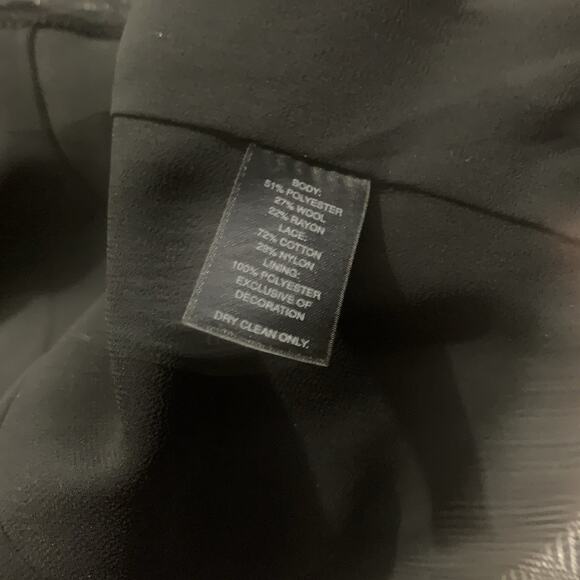 WHBM Women’s Herringbone Sequin Lace Blazer Jacket Size 4 EUC - Picture 11 of 11